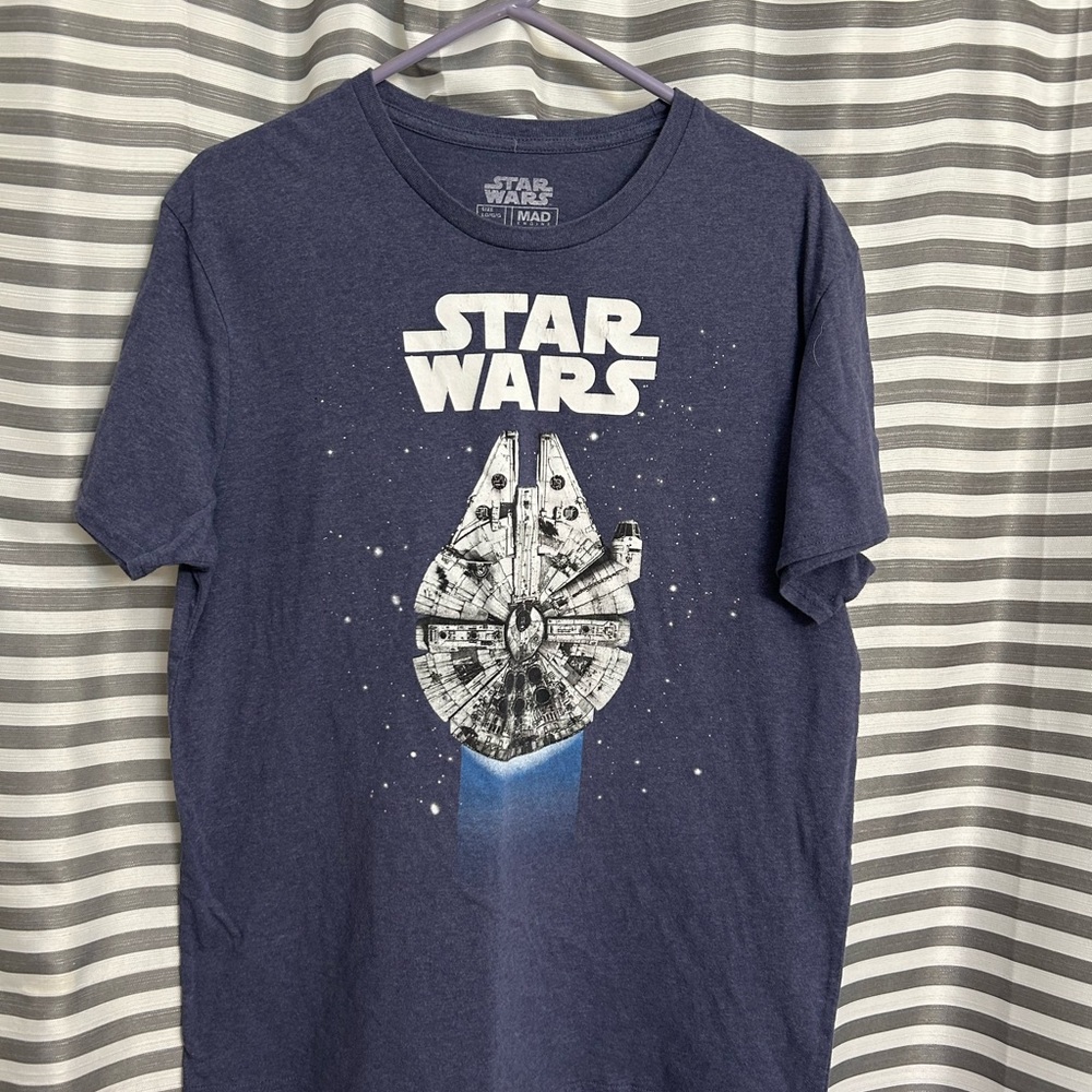 Star Wars Navy Millennium Falcon Tee